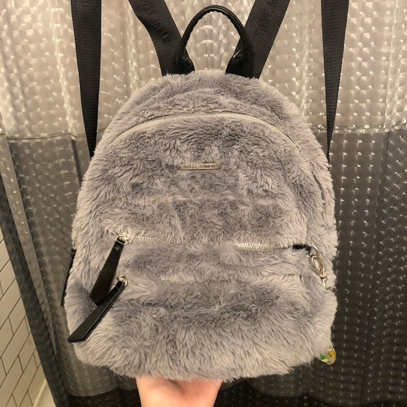 steve madden fur backpack